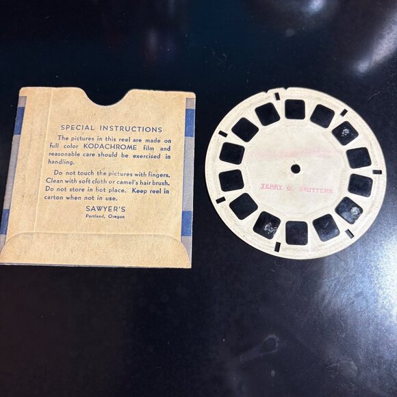 Vintage View-Master Reel 319 Banff Natl Park Canada Kodachrome 7 Wonders Of The - Picture 3 of 3